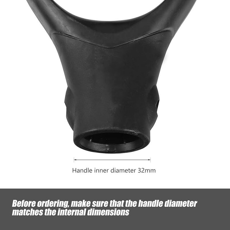 UPKOCH D Shaped Shovel Handle Plastic Grip 3 2cm Diameter Garden Tool Replacement - Image 3